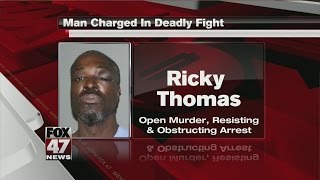 Lansing man arraigned on murder charge after fight