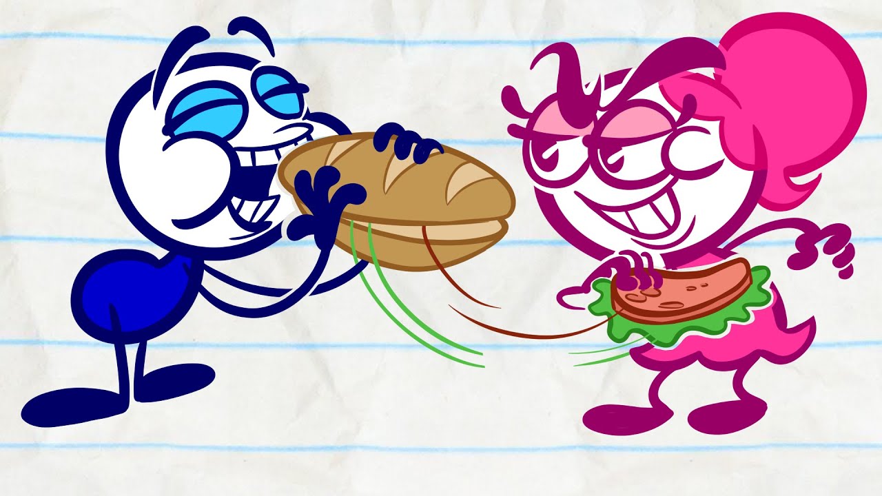 Pencilmate's DELICIOUS SUB SANDWICH! | Pencilmation | Animated Cartoons