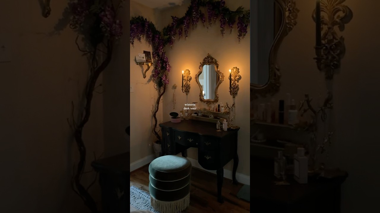 made this wisteria diy tree and it has my heart 🖤 