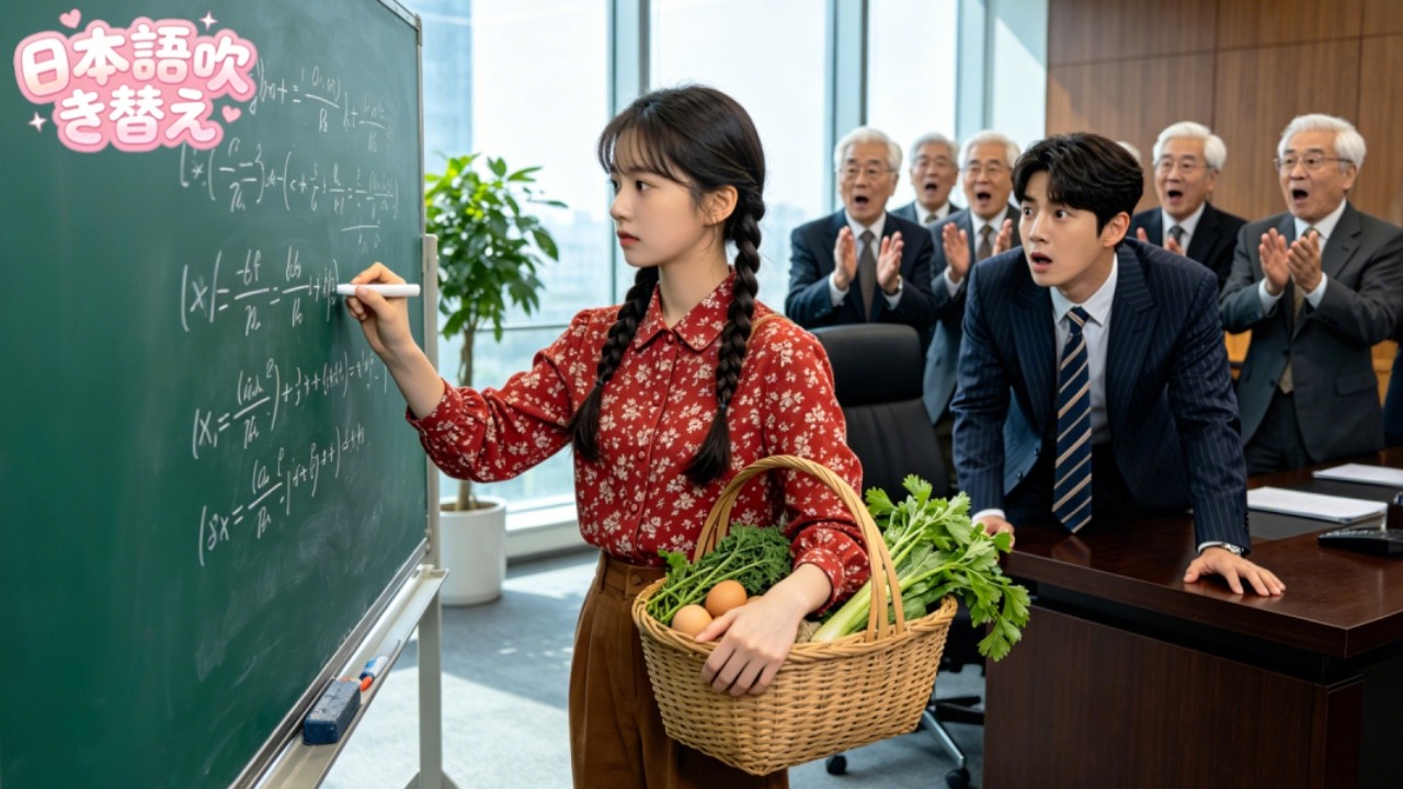 A difficult math problem that even 999 experts couldn't tackle was solved by a country girl in just 3 seconds! A passing CEO instantly fell in love! #drama #中国ドラマ#ショートドラマ#社長