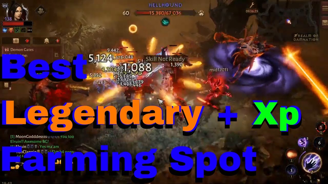 Diablo Immortal Best Farming Spot For Legendaries And Xp Realm Of Damnation Loop Runs Guide 
