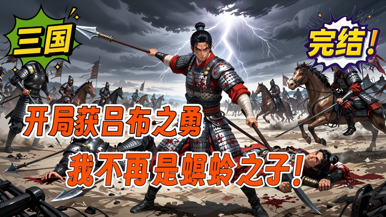 完结《开局获吕布之勇：我不再是螟蛉之子！》后世蜀汉迷一朝穿越，成了刘备入了族谱的继子刘封，时值曹操八十万大军南下，刘封被困长坂坡！#穿越 #三国 #战争 #完结 #有声书 #一口气看完