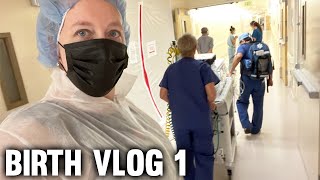 birth vlog part 1 rushed to emergency room for c section