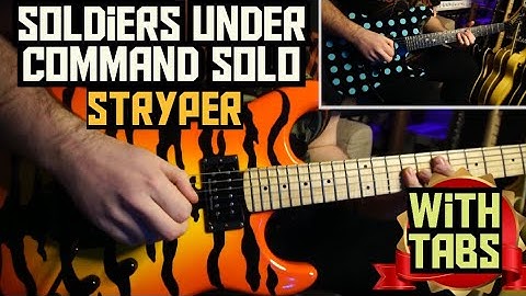 SOLDIERS UNDER COMMAND SOLO - STRYPER (WITH TABS)