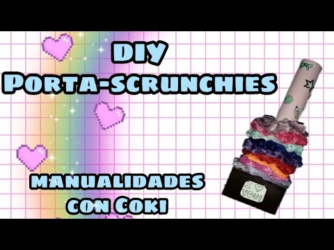 Cómo hacer tu propio porta-scrunchies                   (muy fácil y rápido)