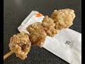 セブンイレブン からあげ棒 #shorts #からあげ #コンビニ I ate the "karaage stick" I bought at the Japan Seven-Eleven.