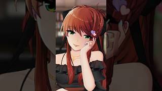 Monika is OUT OF CONTROL! 💀😭  #ddlc #monika #ddlcmonika