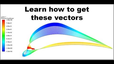 How to create pressure vectors on an Airfoil - Fluent