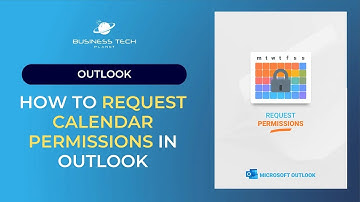 How to request calendar permissions in Outlook