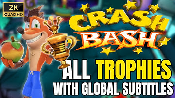 Crash Bash (Co-Op) Gameplay | All Trophies | Global Subtitles