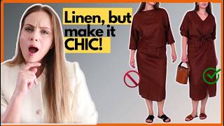 How to Style Linen Without Looking Frumpy | Chic Summer Outfit Ideas