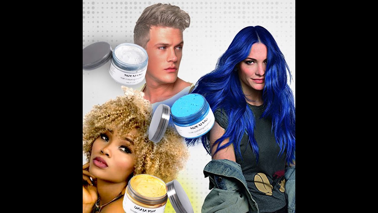 Viral Mofajang color hair wax Japanese washable hair dye wax YouTube