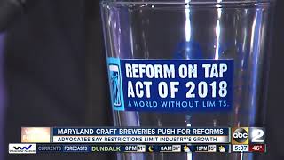Maryland craft breweries push for reforms