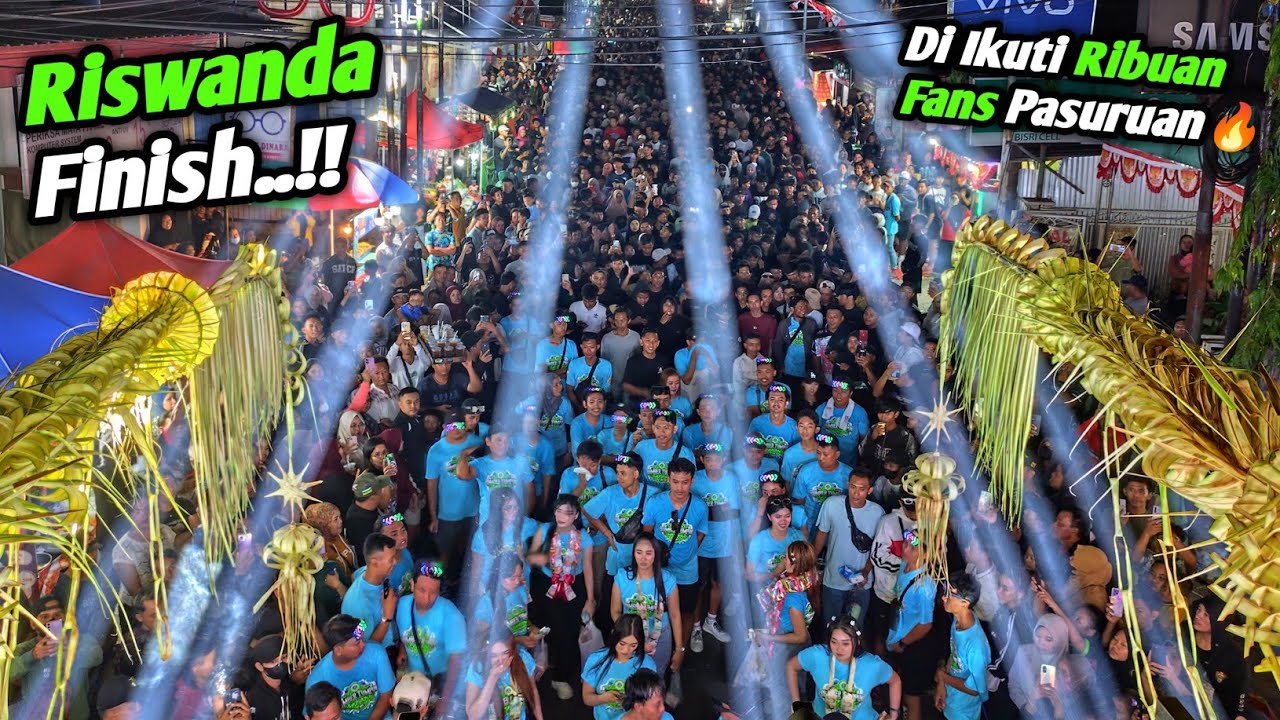 Viral🔥Riswanda Audio Finish Karnaval Gunung Gangsir Pasuruan Di Kawal Ribuan Penonton..!!