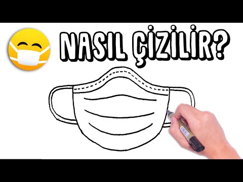 Kolay Maske Çizimi | ÇOK KOLAY - Maske Nasıl Çizilir