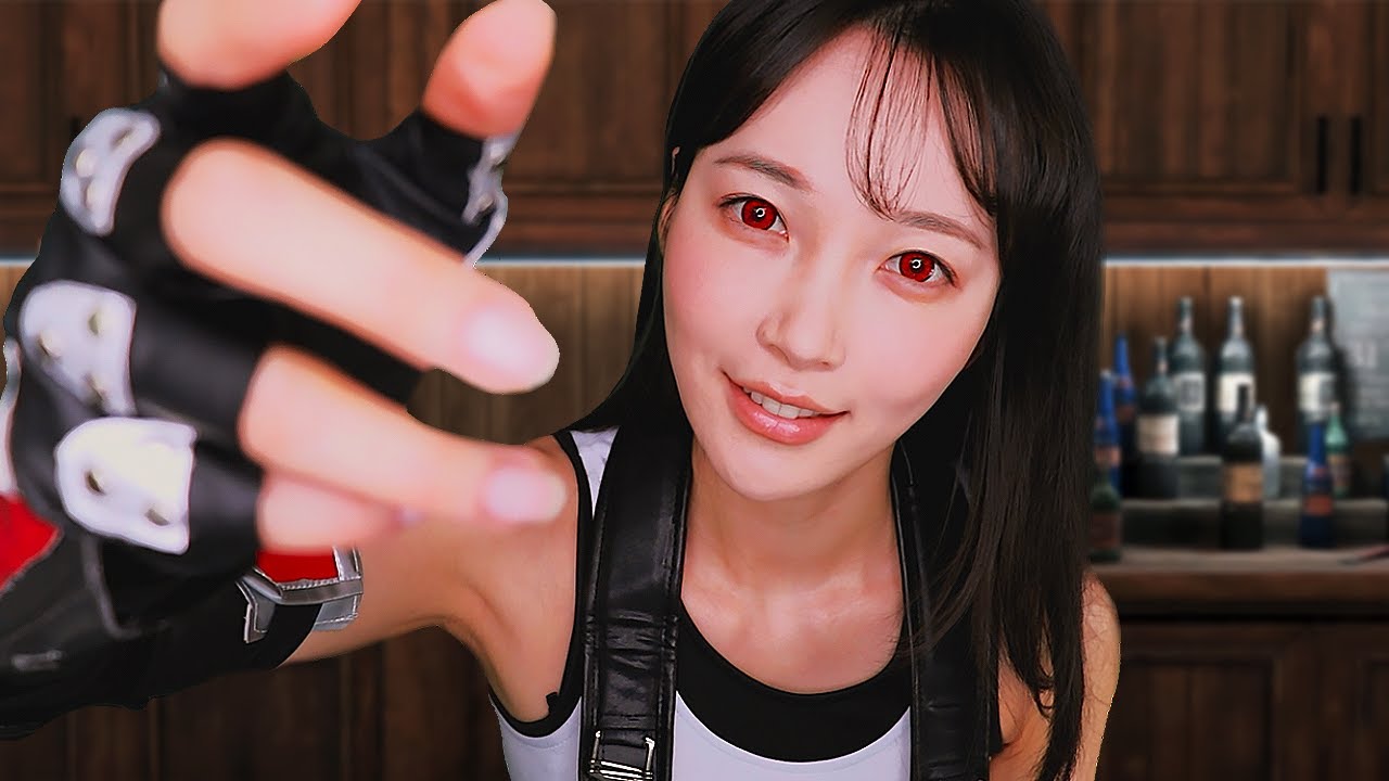 ASMR 당신을 검사해도 될까요? 조금 특별한 바와 바텐더🥂 파이널 판타지 티파 록하트 롤플레잉🧋
