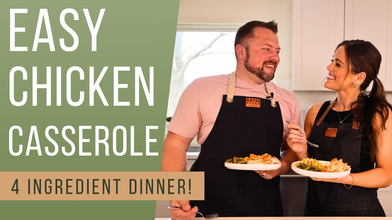 Easy Chicken Casserole with just 3 Ingredients + Buttery Ritz Topping