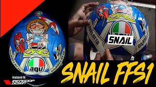 REPAINT HELM SNAIL FFS1 MOTIF  WOWWWH