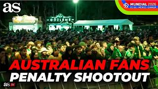 Full REACTION from AUSTRALIAN fans to the penalty shootout vs EGYPT