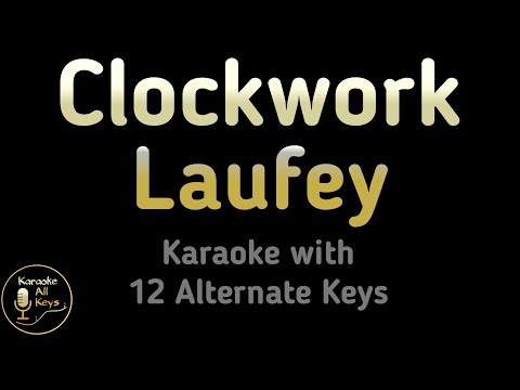 Laufey Clockwork Karaoke Instrumental Lower Higher Male Original Key