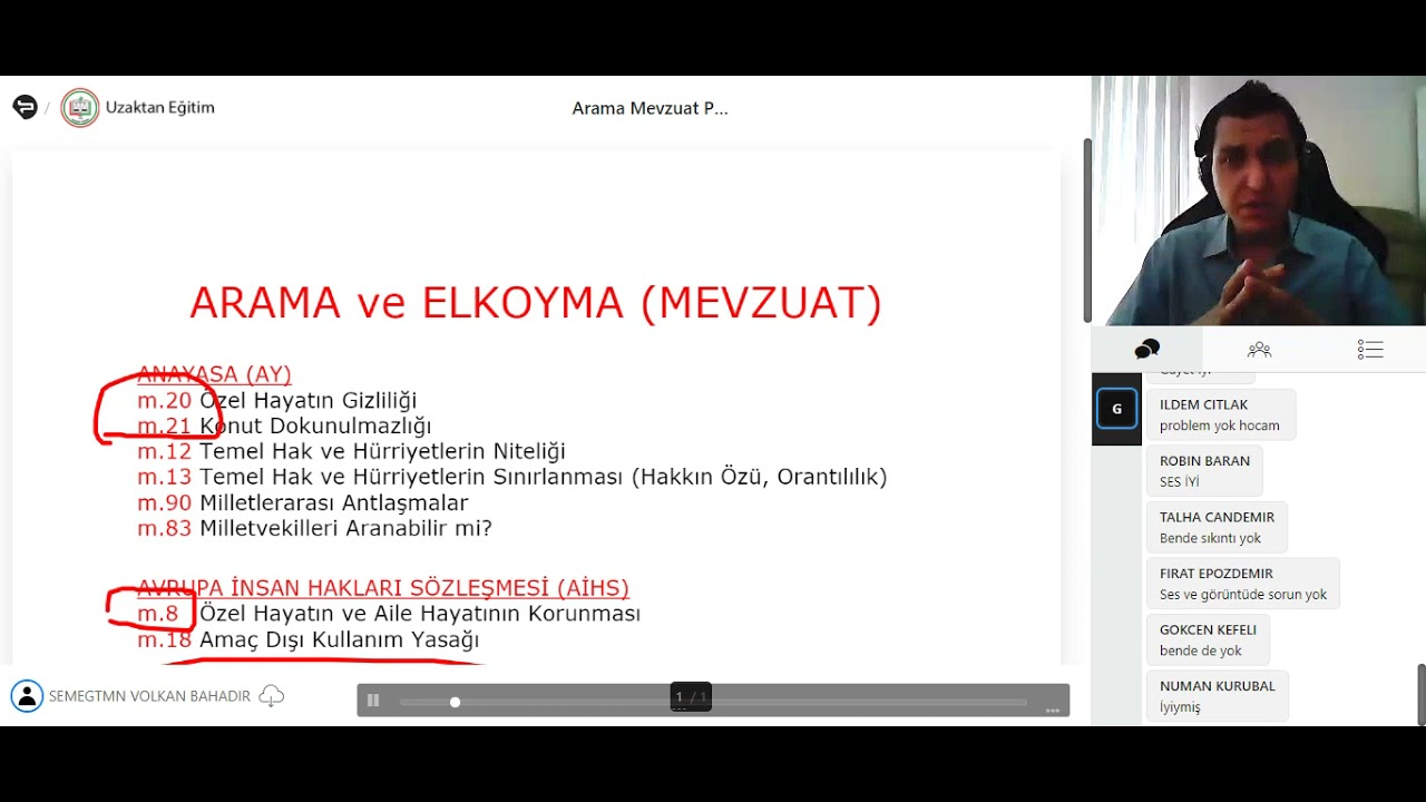 İstanbul Barosu CMK Eğitim Semineri - 2