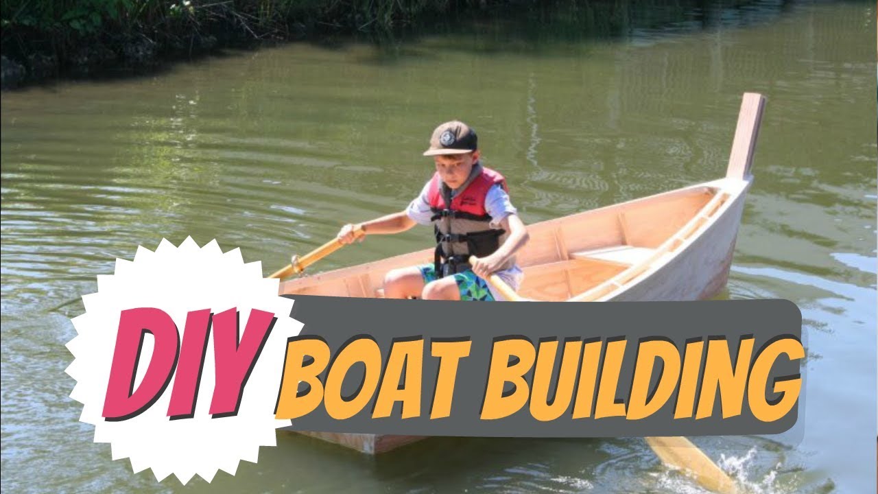 Boat Building Wooden Boat Backyard Boat Building With Rail And