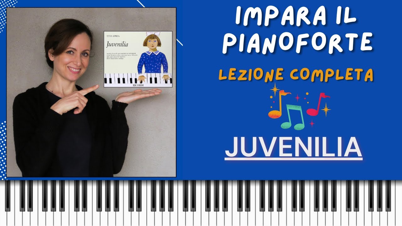 Tutorial facile pianoforte Impara a suonare Juvenilia N°30 SPARTITO E