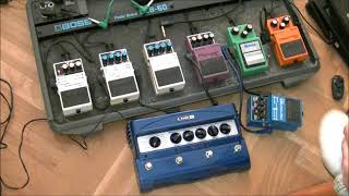 SONIDOS EXTRAÑOS DE GUITARRA:COMO SUENAN 8 EFECTOS AL MISMO TIEMPO!!!