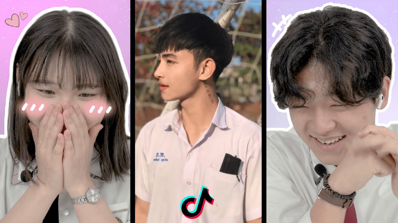 รีแอ็คที่น่าตกใจของนร.ม.ปลายเกาหลีที่เพิ่งเคยเห็นนร.ไทยครั้งแรก?! ㅣ Tiktok reaction l ThaiceCream