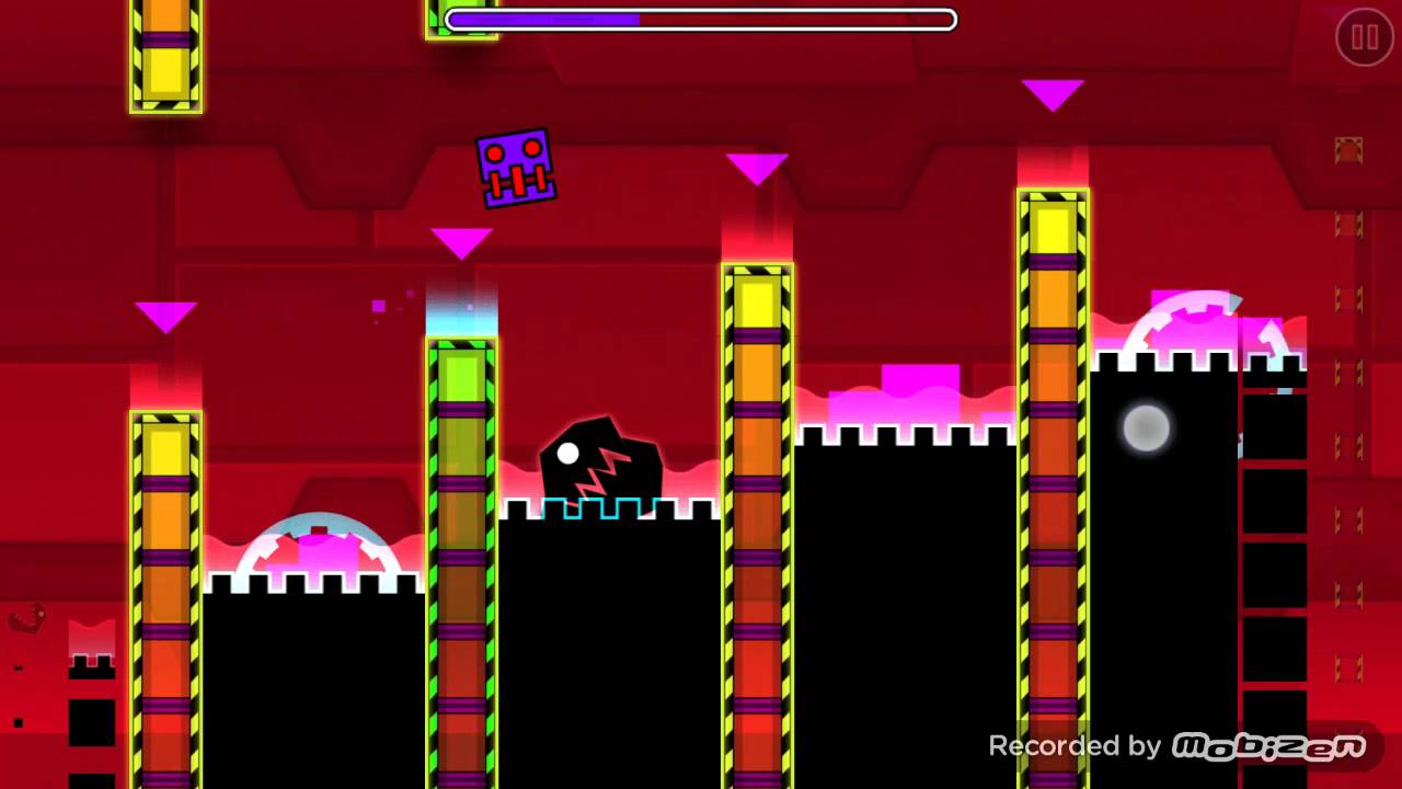 Geometry Dash Meltdown - Airborne Robots 3 Coins! - YouTube