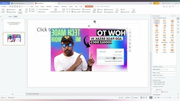 How to flip the picture in wps presentation
