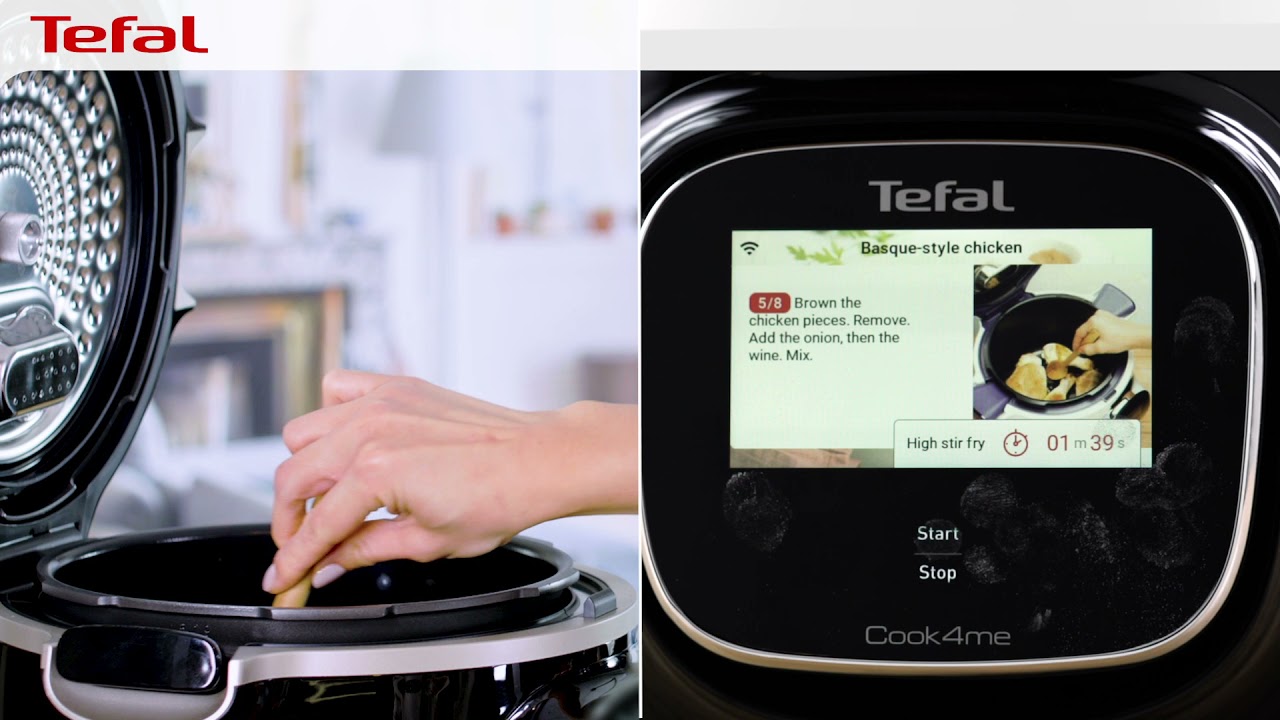 Tefal | Cook4me Touch CY912840 | How To | Select And Cook A Recipe