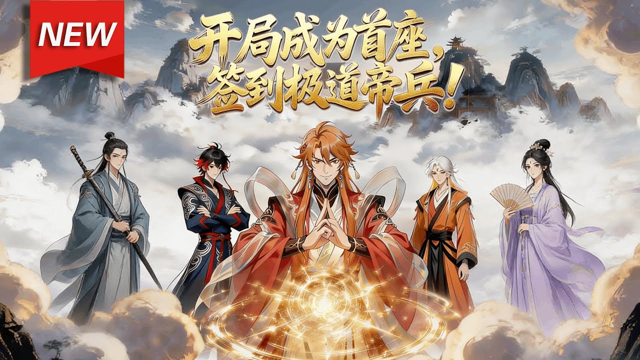 MULTISUB📢新番上线《开局成为首座签到极道帝兵》第1~68集丨华云飞绑定神秘签到系统，低调签到一百年获得了极道帝兵“混沌钟”，一举震动东域！#漫剧 #破晓动漫社