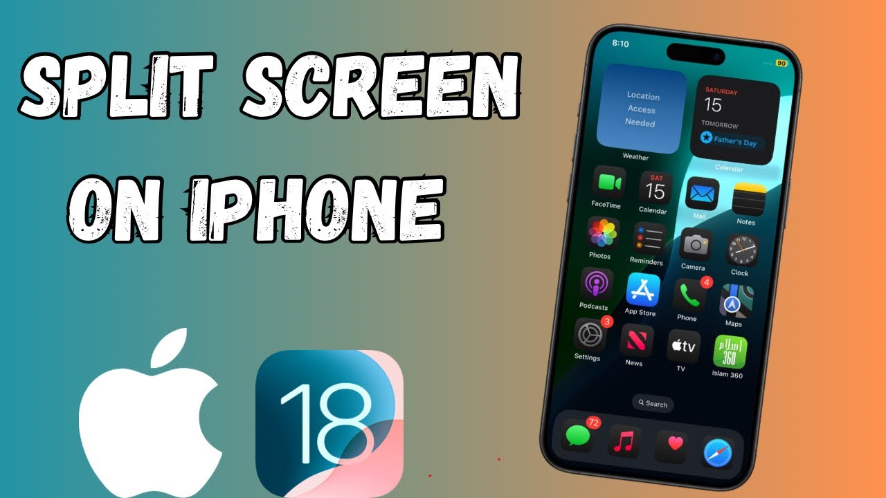 How to Split Screen on iPhone in iOS 18 | Split Screen on iPhone | 2024 ...