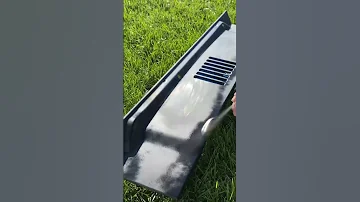 RESTORING A RUSTED JEEP HOOD COWEL Link To Full Video In The Description 