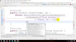 Restful Web Services and Hibernate in Spring Framework
