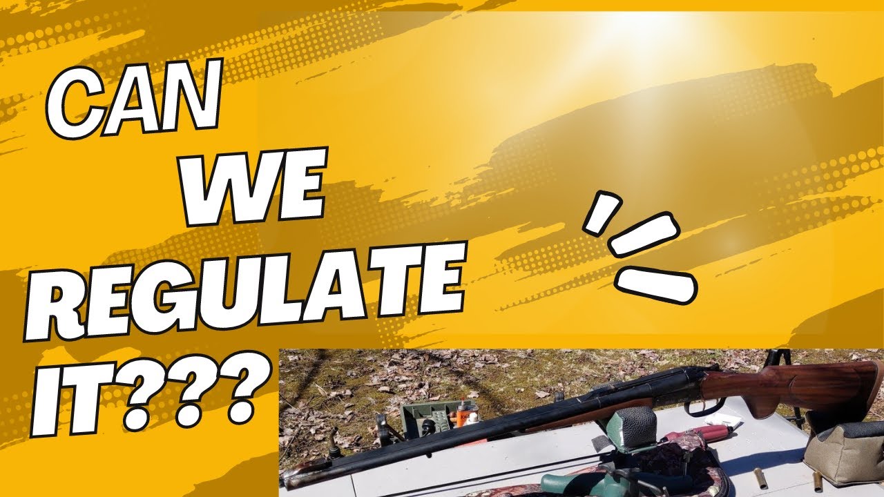 Baikal 45-70 Double Rifle regulating barrels.