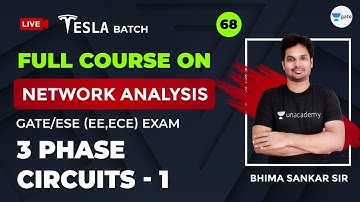 Network Analysis | Three Phase Circuits - 1 | Lec 68 | GATE/ESE 2021 Exam | Sankar Sir