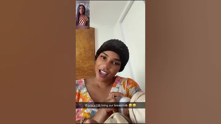 Nollywood Actress, Iyabo Ojo feeding her grandson,they look so adorable together.