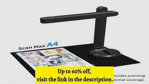 A must-have product! NETUM Book Scanner T101 Autofocus Document Scanner Max A4 A3 Size with Smart