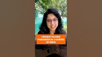💰🚑 Highest Paying Paramedical Courses Of India! 🏅📚 #shorts