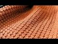 Pumpkin Spice Blanket Crochet Pattern - Even Moss Stitch