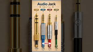 Audio Jack Different Sizes 🎧🔌 #diy #audiojack #shorts #viral #trending #shortsfeed