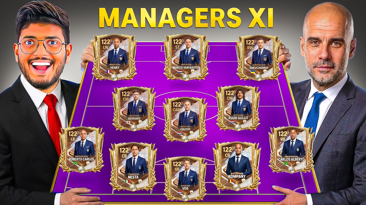I Built A Team Of Football Managers In FC Mobile