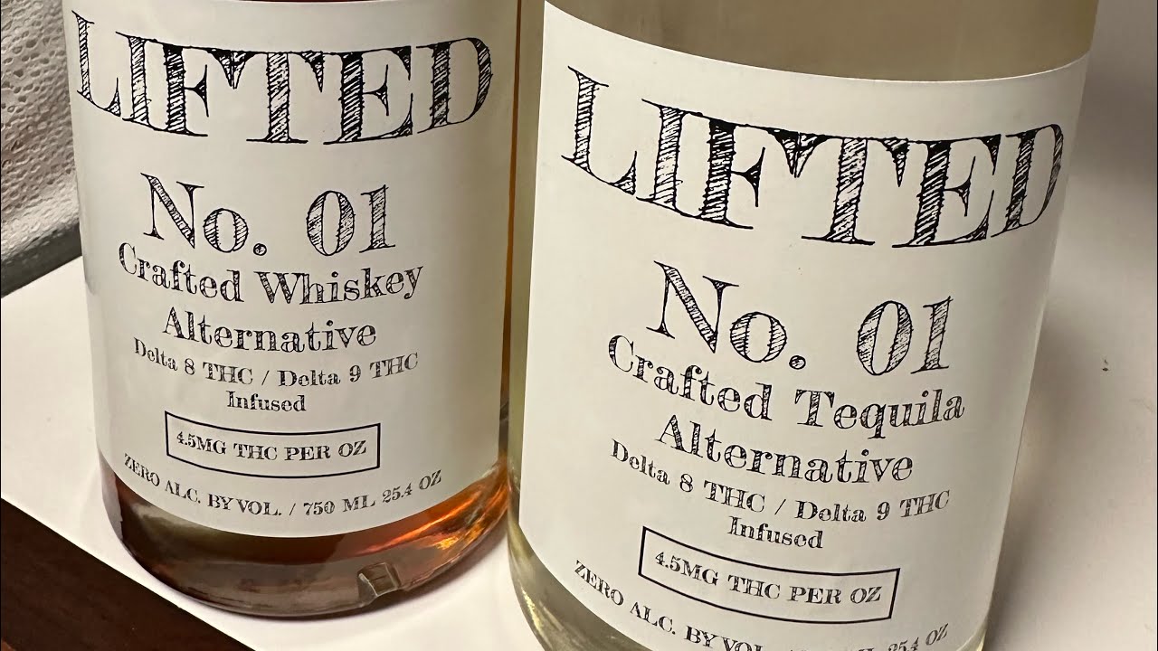 Lifted Cannabis Spirits THC Infused Tequila / Whiskey Alternative