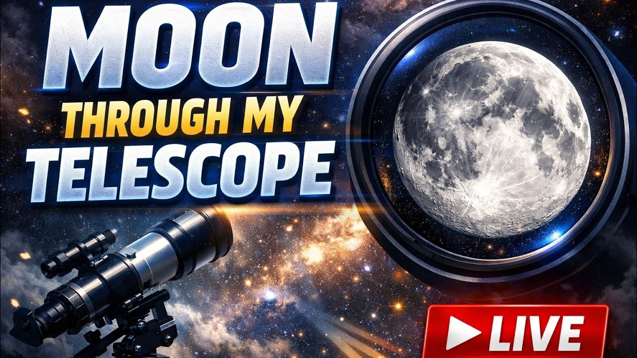 moon through my telescope 🌖🔭👻👽