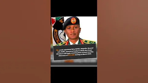 DG NYSC, CORPS MEMBERS will start RECEIVING THEIR 77K ALLOWANCE this MONTH. #nysc #allowance #DGnysc