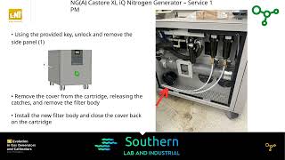 LNI Swissgas NG(A) Castore XL iQ Nitrogen Generator Annual PM - Service 1