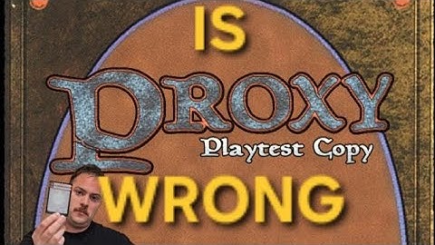 Is Proxy Wrong for Magic