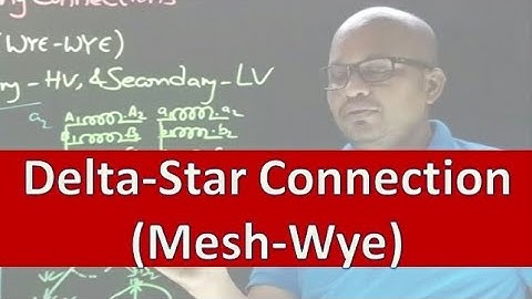 Three phase Transformer # Delta Star Connection